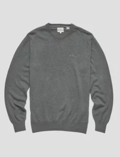 Signature Knit Crewneck Sweater - Charcoal 12 Signature Knit Crewneck Sweater - Charcoal -clothing Shop 0063370 270 D scaled
