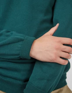 Signature Knit Crewneck Sweater - Ocean Green 14 Signature Knit Crewneck Sweater - Ocean Green -clothing Shop 0063370 700 H scaled