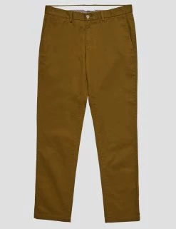 Signature Slim Stretch Chino Pant - Bronze -clothing Shop 0065090 090 D