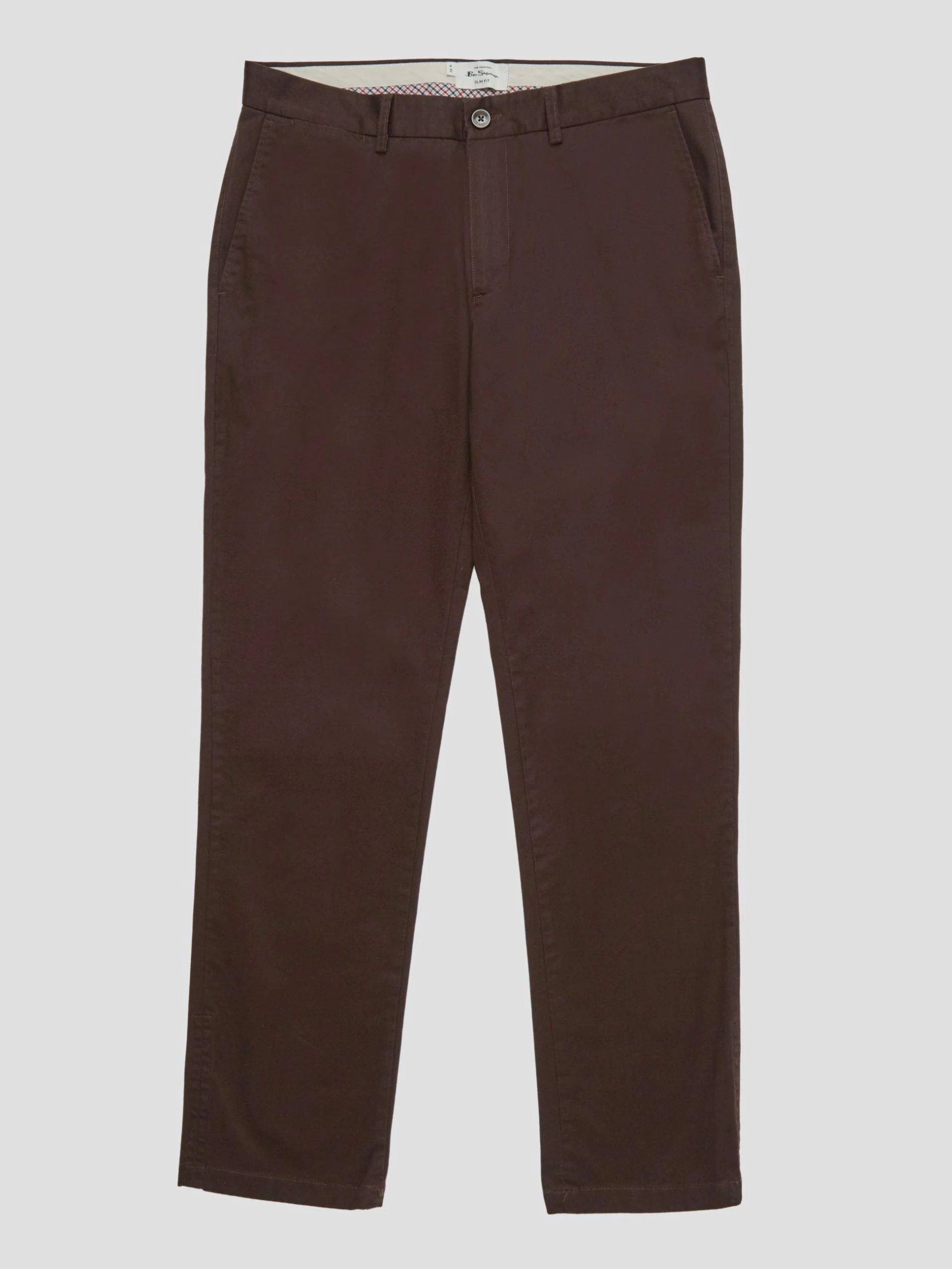 Signature Slim Stretch Chino Pant - Peat 5 Signature Slim Stretch Chino Pant - Peat - Image 5