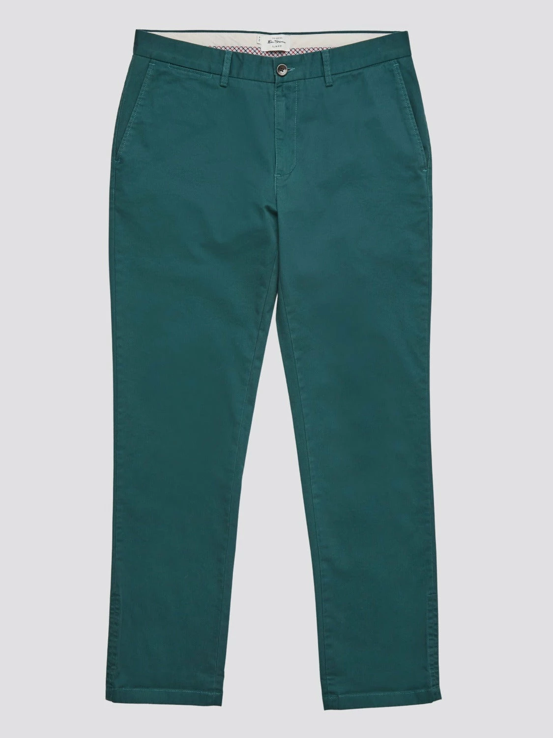 Signature Slim Stretch Chino Pant - Ocean Green 4 Signature Slim Stretch Chino Pant - Ocean Green - Image 4