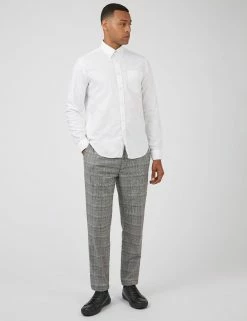 Signature Organic Long-Sleeve Oxford Shirt - White -clothing Shop 0065094 010 B oxg30v