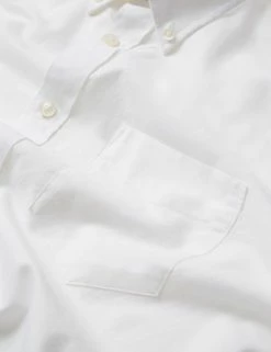 Signature Short-Sleeve Oxford Shirt - White