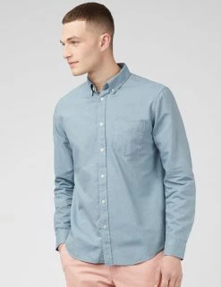 Signature Organic Oxford Shirt - Blue Shadow
