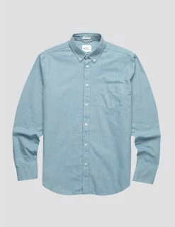 Signature Organic Oxford Shirt - Blue Shadow 13 Signature Organic Oxford Shirt - Blue Shadow -clothing Shop 0065094 119 D NOTAB