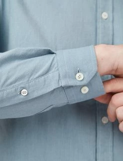 Signature Organic Oxford Shirt - Blue Shadow 12 Signature Organic Oxford Shirt - Blue Shadow -clothing Shop 0065094 119 F eyr4yv