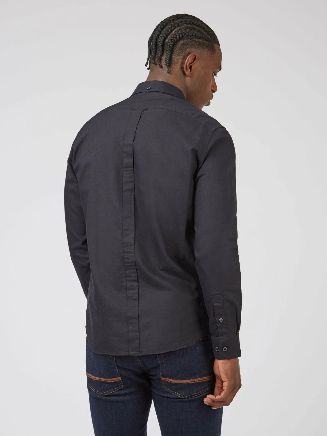 Signature Organic Oxford Shirt - Black 3 Signature Organic Oxford Shirt - Black - Image 3