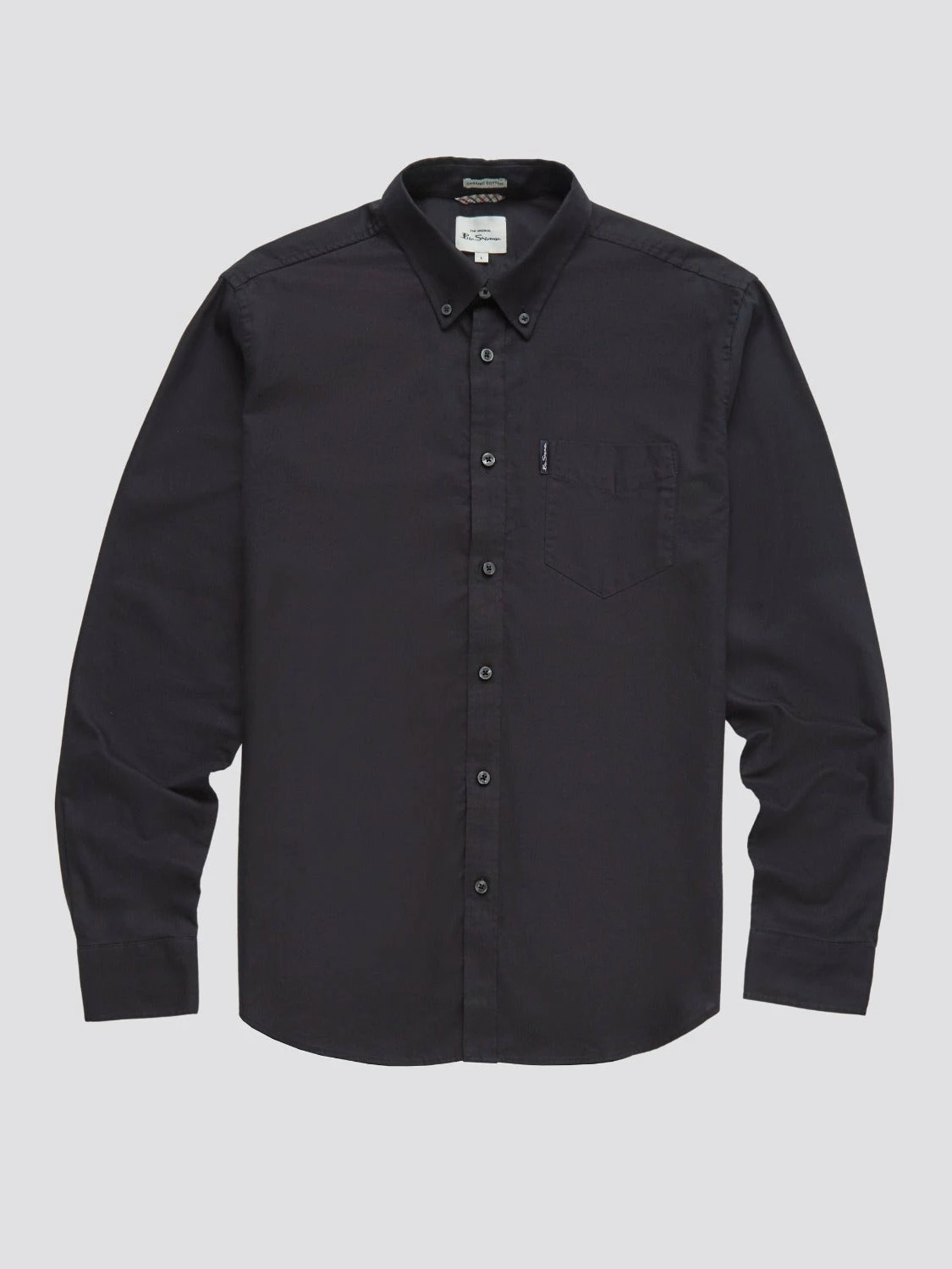Signature Organic Oxford Shirt - Black 5 Signature Organic Oxford Shirt - Black - Image 5