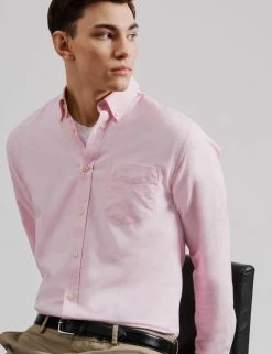 Signature Organic Oxford Shirt - Light Pink