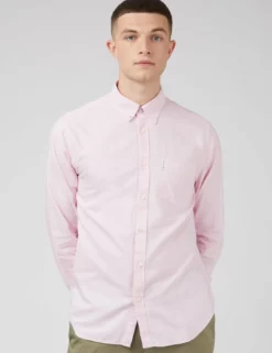 Signature Organic Oxford Shirt - Light Pink -clothing Shop 0065094 501 A wgxe7b