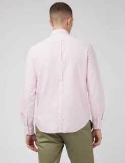 Signature Organic Oxford Shirt - Light Pink -clothing Shop 0065094 501 C lyfuce