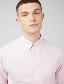 Signature Organic Oxford Shirt - Light Pink -clothing Shop 0065094 501 E NOTAB
