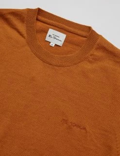 Signature Knit Crewneck Sweater - Ochre