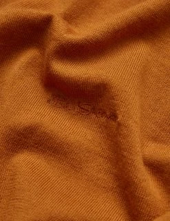 Signature Knit Crewneck Sweater - Ochre -clothing Shop 0066549 057 G scaled