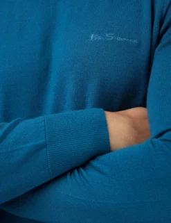 Signature Knit Crewneck Sweater - Dark Teal -clothing Shop 0066549 541 F 42671d13 5792 421c beea 40cde938a9c5 scaled