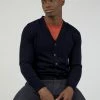 Signature Knit Cardigan Sweater - Navy