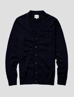 Signature Knit Cardigan Sweater - Navy 11 Signature Knit Cardigan Sweater - Navy -clothing Shop 0066550 067 D