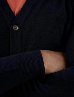 Signature Knit Cardigan Sweater - Navy 9 Signature Knit Cardigan Sweater - Navy -clothing Shop 0066550 067 E