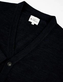 Signature Knit Cardigan Sweater - Navy 8 Signature Knit Cardigan Sweater - Navy -clothing Shop 0066550 067 F