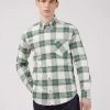 Oxford Tartan Check Long-Sleeve Shirt - Hunter Green