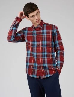 Madras Check Linen Blend Long-Sleeve Shirt -clothing Shop 0066715 550 A vcrpkv scaled