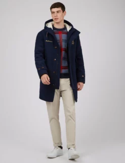 Team GB Men's Parka -clothing Shop 0066720cm 036 team gb mens parka navy front 2