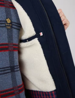 Team GB Men's Parka -clothing Shop 0066720cm 036 team gb mens parka navy lining