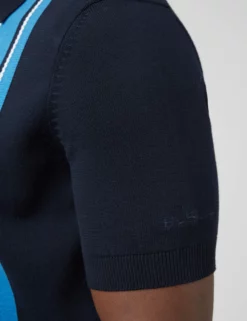 Iconic Vertical Stripe Mod Knit Polo - Dark Navy -clothing Shop 0066861C 025 G scaled