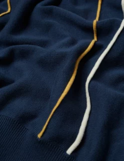 Minimal Mod Knit Striped Polo - Blue Denim 13 Minimal Mod Knit Striped Polo - Blue Denim -clothing Shop 0066862 850 F scaled