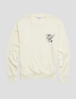 Strolling Record Graphic Crewneck Sweatshirt - Ivory 10 Strolling Record Graphic Crewneck Sweatshirt - Ivory -clothing Shop 0066891 015 D scaled