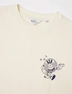 Strolling Record Graphic Crewneck Sweatshirt - Ivory 11 Strolling Record Graphic Crewneck Sweatshirt - Ivory -clothing Shop 0066891 015 E scaled