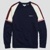 Color Block Crewneck Sweatshirt - Marine