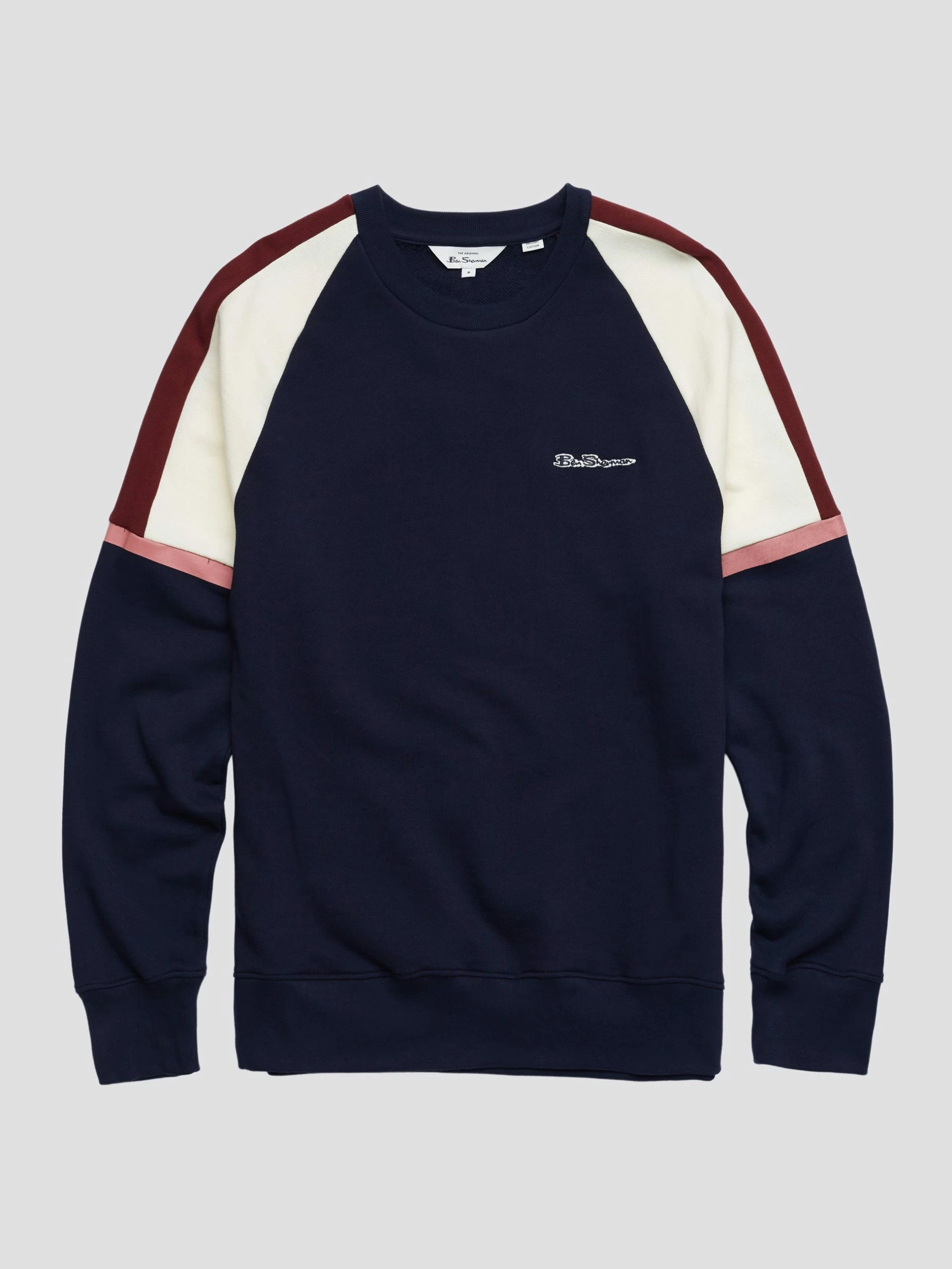 Color Block Crewneck Sweatshirt - Marine 1 Color Block Crewneck Sweatshirt - Marine