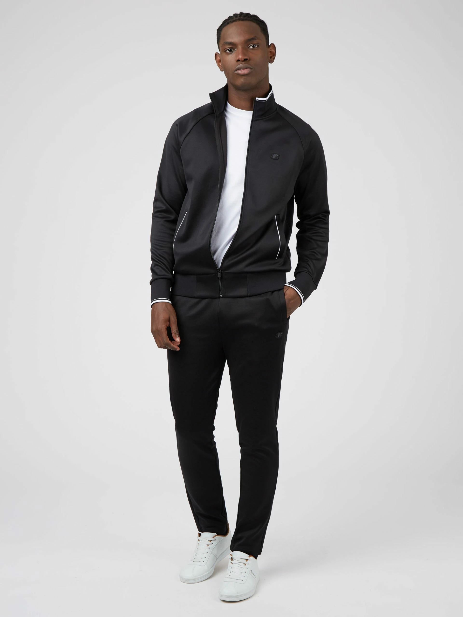 B By Ben Sherman Zip-Through Tricot Track Jacket 6 B By Ben Sherman Zip-Through Tricot Track Jacket - Image 6