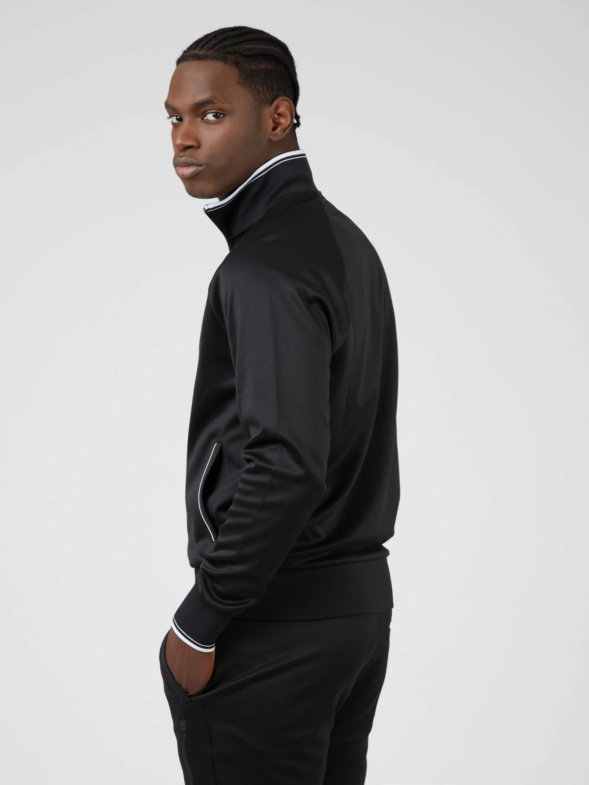 B By Ben Sherman Zip-Through Tricot Track Jacket 7 B By Ben Sherman Zip-Through Tricot Track Jacket - Image 7