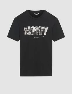 Organic Jersey Culture Graphic Tee - Black -clothing Shop 0067148 290 F