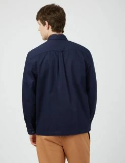 Twill Chore Lightweight Long-Sleeve Overshirt -clothing Shop 0067198 035 C scaled