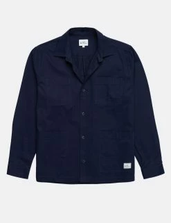 Twill Chore Lightweight Long-Sleeve Overshirt -clothing Shop 0067198 035 D scaled