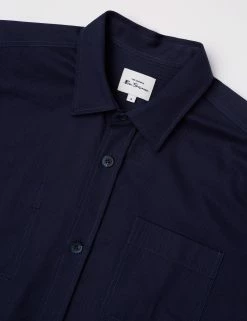 Twill Chore Lightweight Long-Sleeve Overshirt -clothing Shop 0067198 035 E scaled