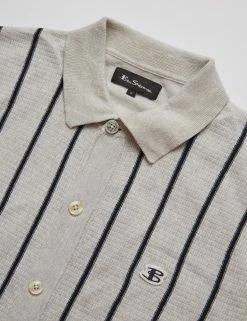 B By Ben Sherman Striped Button-Down Knit Polo -clothing Shop 0067852 015 F 26574810 8f33 4024 be63 9114e6c8b336 scaled