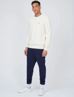 B By Ben Sherman Towelling Crewneck Sweater - Ivory -clothing Shop 0067856 015 B 9146cd1d 52c6 413c 9f6d 0ffa19d8c228 scaled