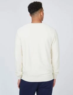 B By Ben Sherman Towelling Crewneck Sweater - Ivory -clothing Shop 0067856 015 C 5742bfe6 c158 40fb ac0a 62426abfe999 scaled