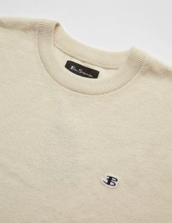 B By Ben Sherman Towelling Crewneck Sweater - Ivory -clothing Shop 0067856 015 F c7867465 7d1d 416e b80f b56986f20cdf scaled