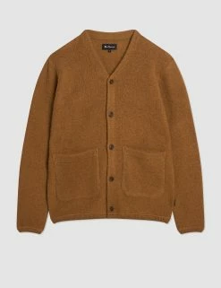 B By Ben Sherman Textured Knit Cardigan - Ginger -clothing Shop 0067860 552 F