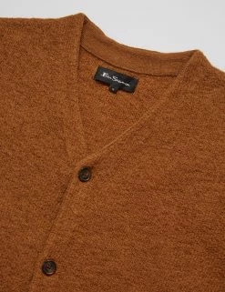 B By Ben Sherman Textured Knit Cardigan - Ginger -clothing Shop 0067860 552 F 9a1df91e a955 455b bcee aa24e1d4ecef scaled