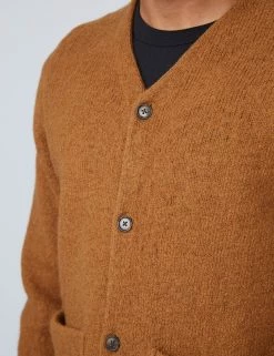 B By Ben Sherman Textured Knit Cardigan - Ginger -clothing Shop 0067860 552 G b206059c 013e 4708 9e43 b7467594b977 scaled