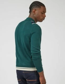 Mod Striped Long-Sleeve Knit Polo 10 Mod Striped Long-Sleeve Knit Polo -clothing Shop 0067862 700 C scaled