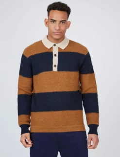 B By Ben Sherman Rugby Knit Sweater -clothing Shop 0067867 025 A scaled