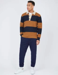 B By Ben Sherman Rugby Knit Sweater -clothing Shop 0067867 025 B scaled