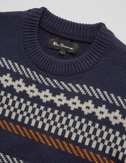 B By Ben Sherman Fair Isle Chunky Knit Sweater -clothing Shop 0067868 035 F 37c7ded6 e809 4360 95f5 f6a13ca33f67 scaled